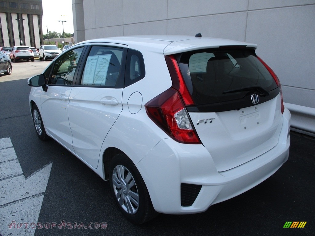 2015 Fit LX - White Orchid Pearl / Black photo #3