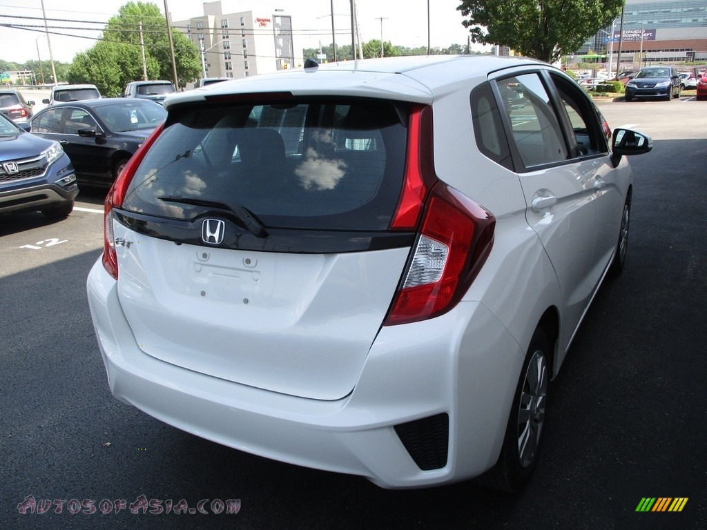 2015 Fit LX - White Orchid Pearl / Black photo #5