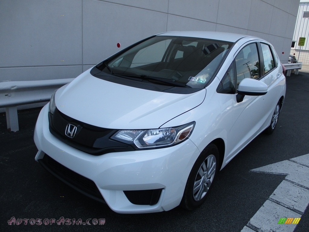 2015 Fit LX - White Orchid Pearl / Black photo #9