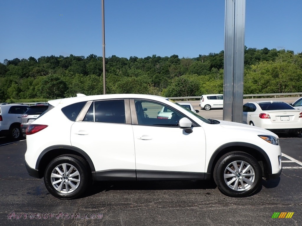 2015 CX-5 Touring AWD - Crystal White Pearl Mica / Sand photo #5
