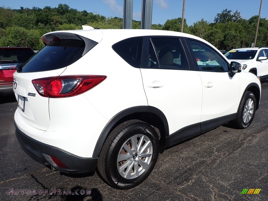 2015 CX-5 Touring AWD - Crystal White Pearl Mica / Sand photo #9