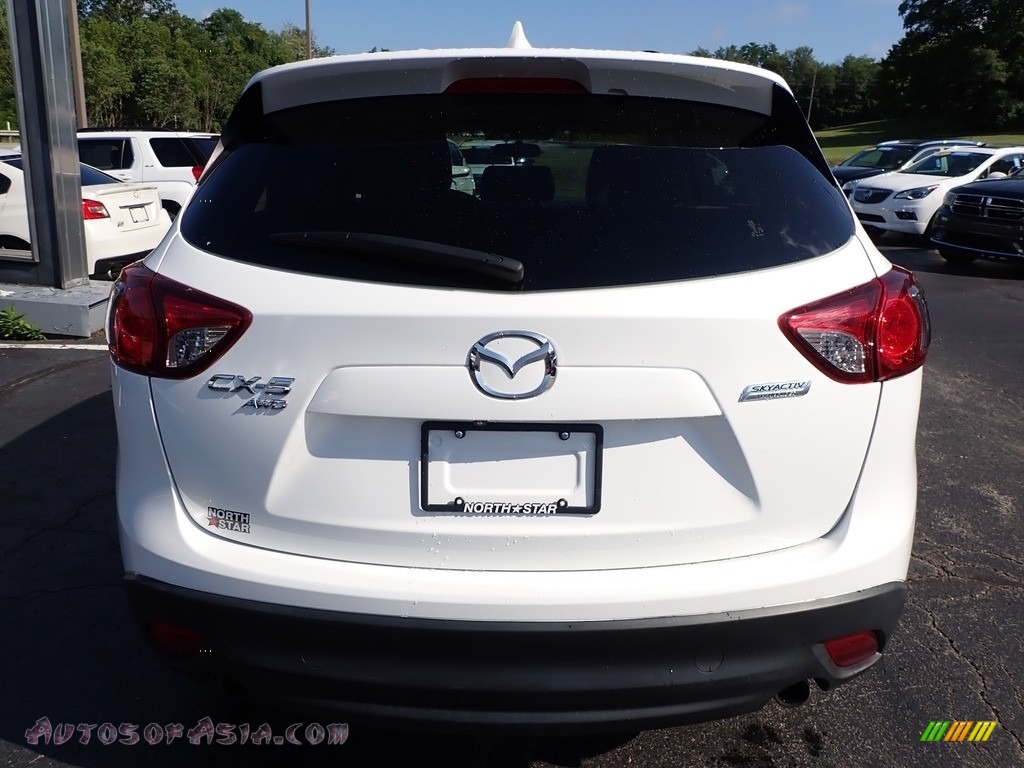 2015 CX-5 Touring AWD - Crystal White Pearl Mica / Sand photo #10