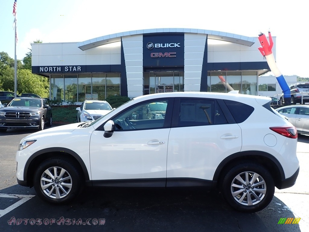 2015 CX-5 Touring AWD - Crystal White Pearl Mica / Sand photo #13