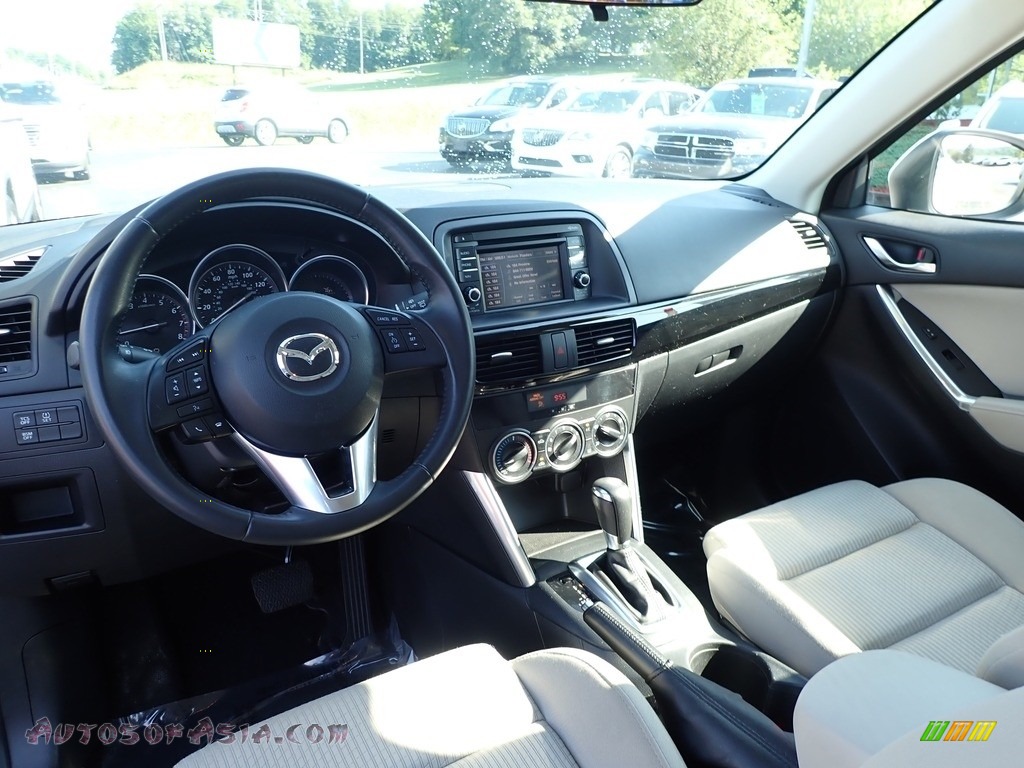 2015 CX-5 Touring AWD - Crystal White Pearl Mica / Sand photo #20