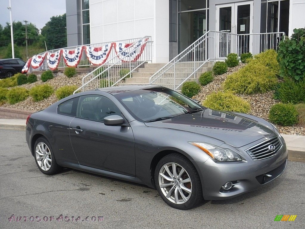 2011 G 37 x AWD Coupe - Liquid Platinum / Graphite photo #1