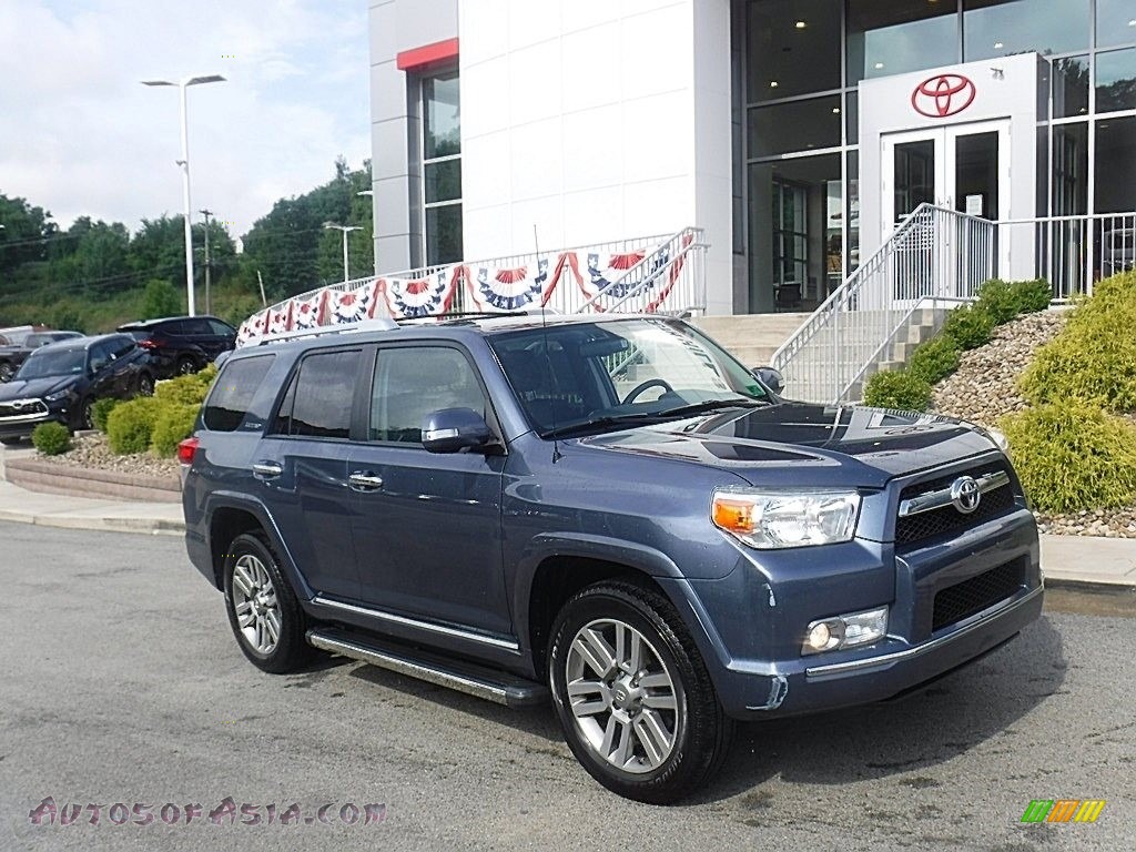 Shoreline Blue Pearl / Black Leather Toyota 4Runner Limited 4x4