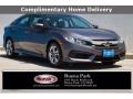 Honda Civic LX Sedan Sonic Gray Pearl photo #1