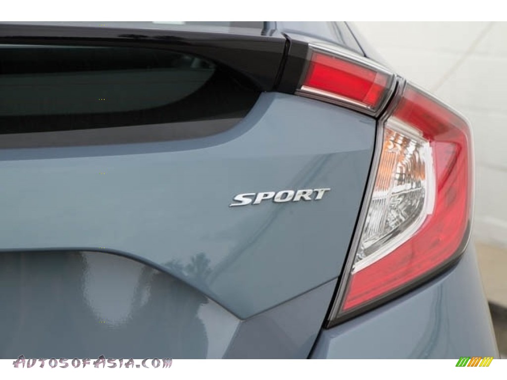 2020 Civic Sport Hatchback - Sonic Gray Pearl / Black photo #7