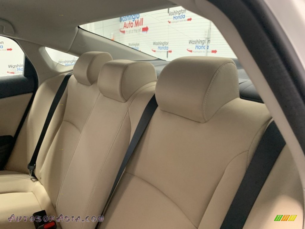 2020 Civic LX Sedan - Platinum White Pearl / Ivory photo #28