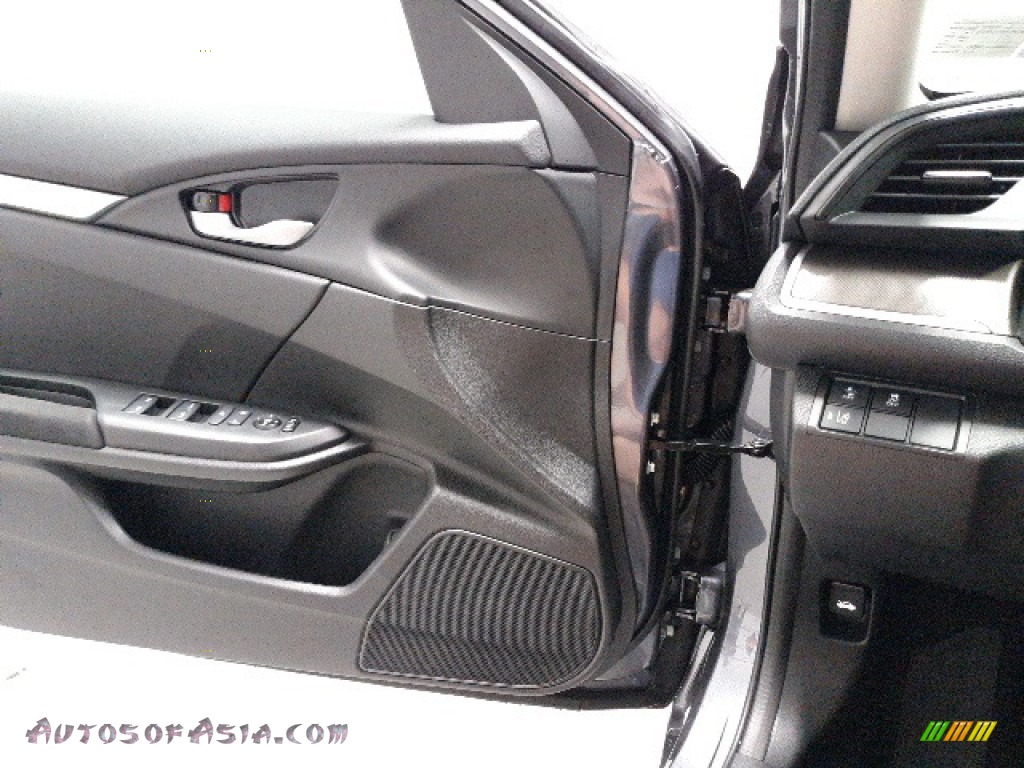 2020 Civic LX Sedan - Modern Steel Metallic / Black photo #8