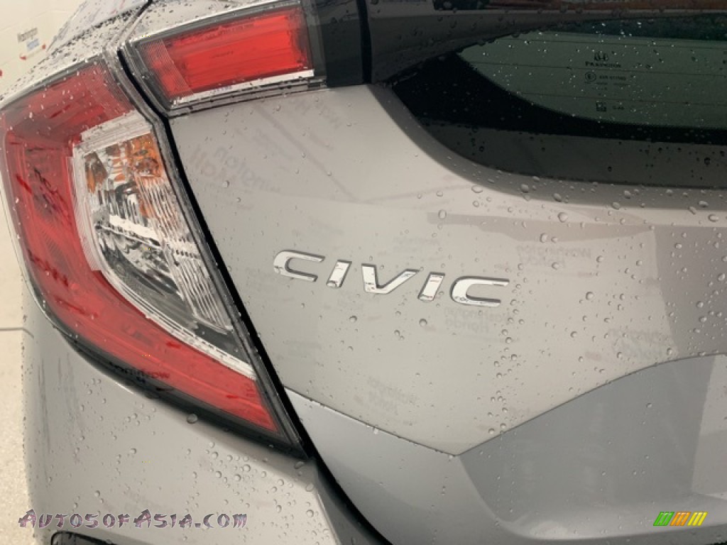2020 Civic Sport Hatchback - Lunar Silver Metallic / Black photo #37