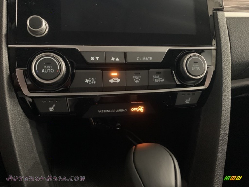 2020 Civic EX Sedan - Crystal Black Pearl / Black photo #15