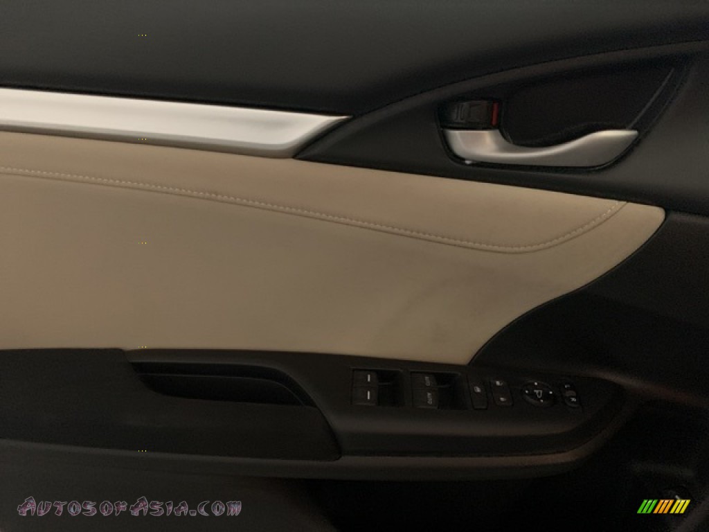 2020 Civic EX Sedan - Platinum White Pearl / Ivory photo #9