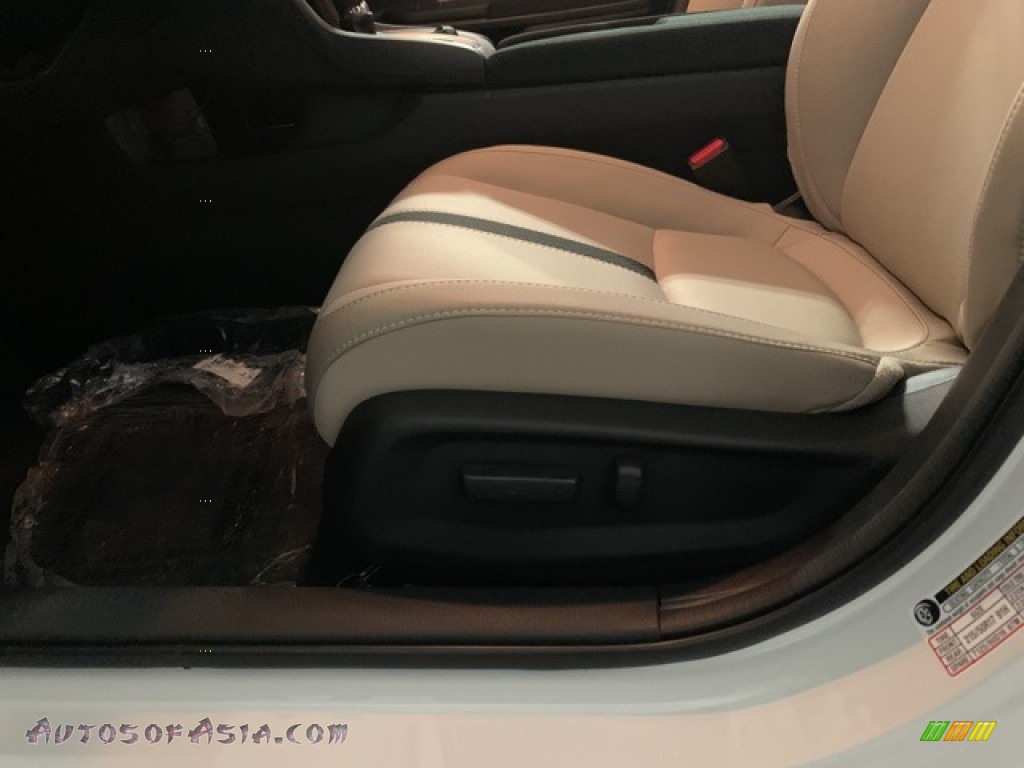 2020 Civic EX Sedan - Platinum White Pearl / Ivory photo #27