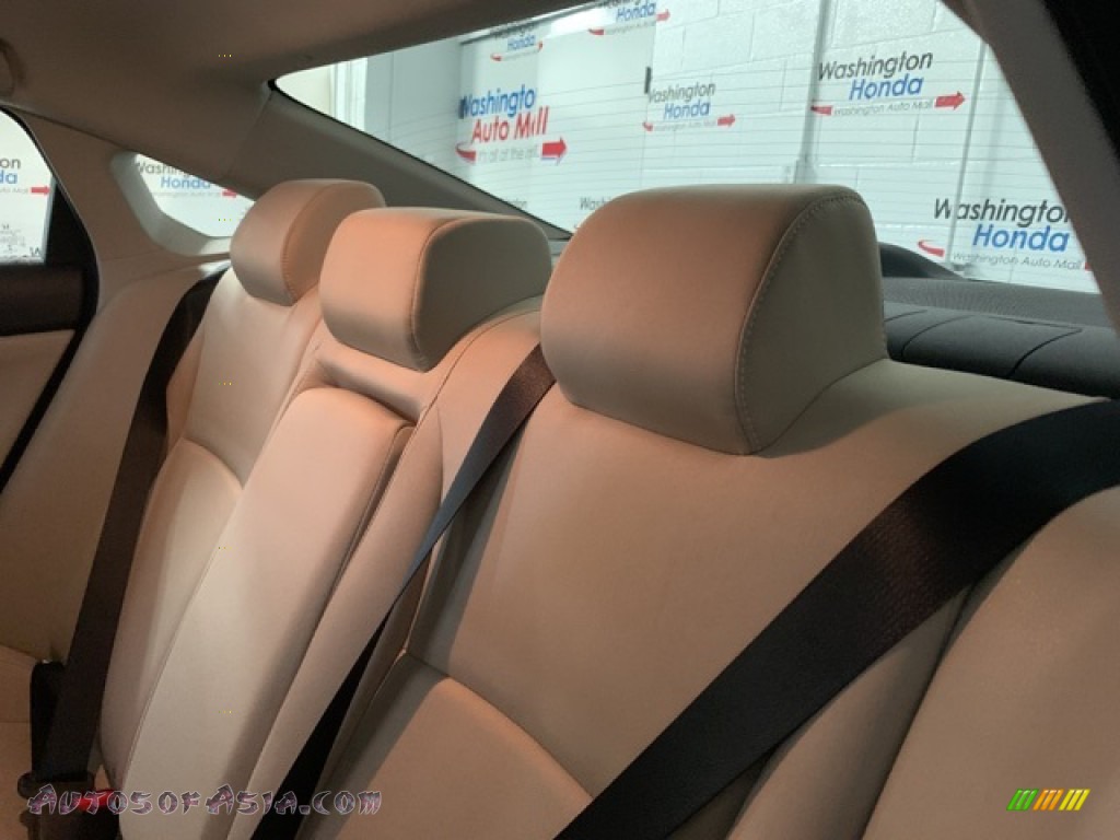 2020 Civic EX Sedan - Platinum White Pearl / Ivory photo #30