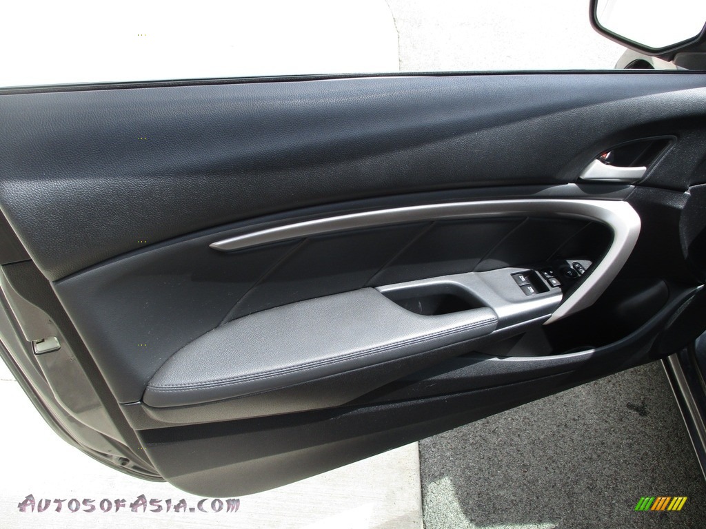 2009 Accord EX-L V6 Coupe - Polished Metal Metallic / Black photo #11