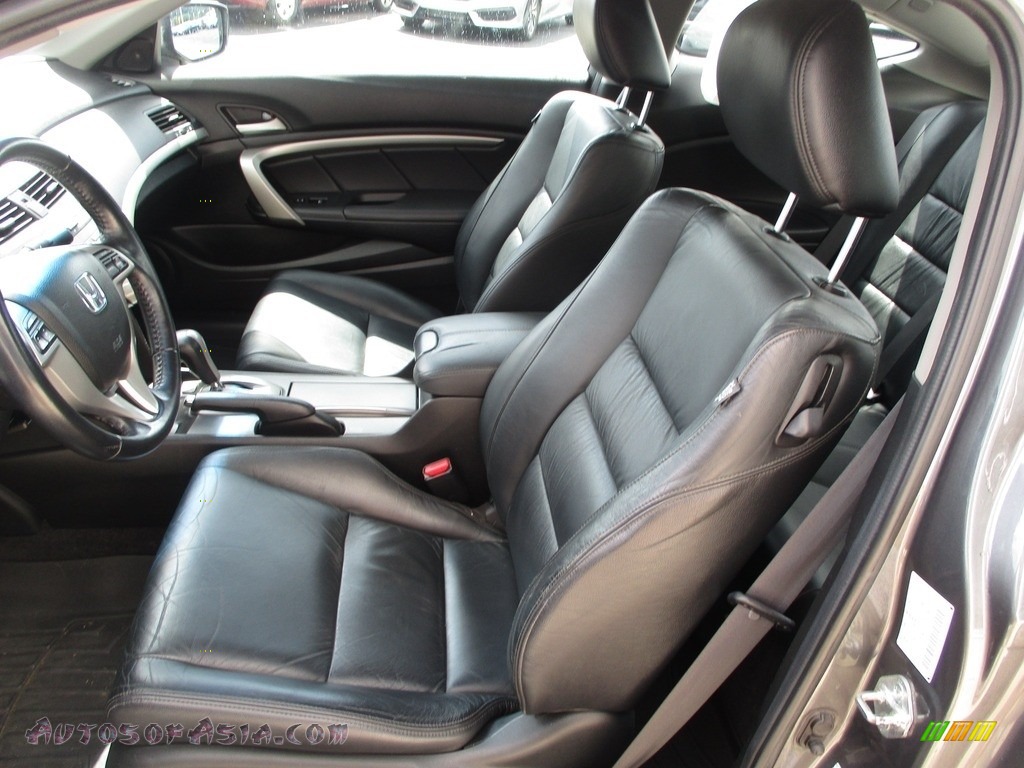 2009 Accord EX-L V6 Coupe - Polished Metal Metallic / Black photo #12