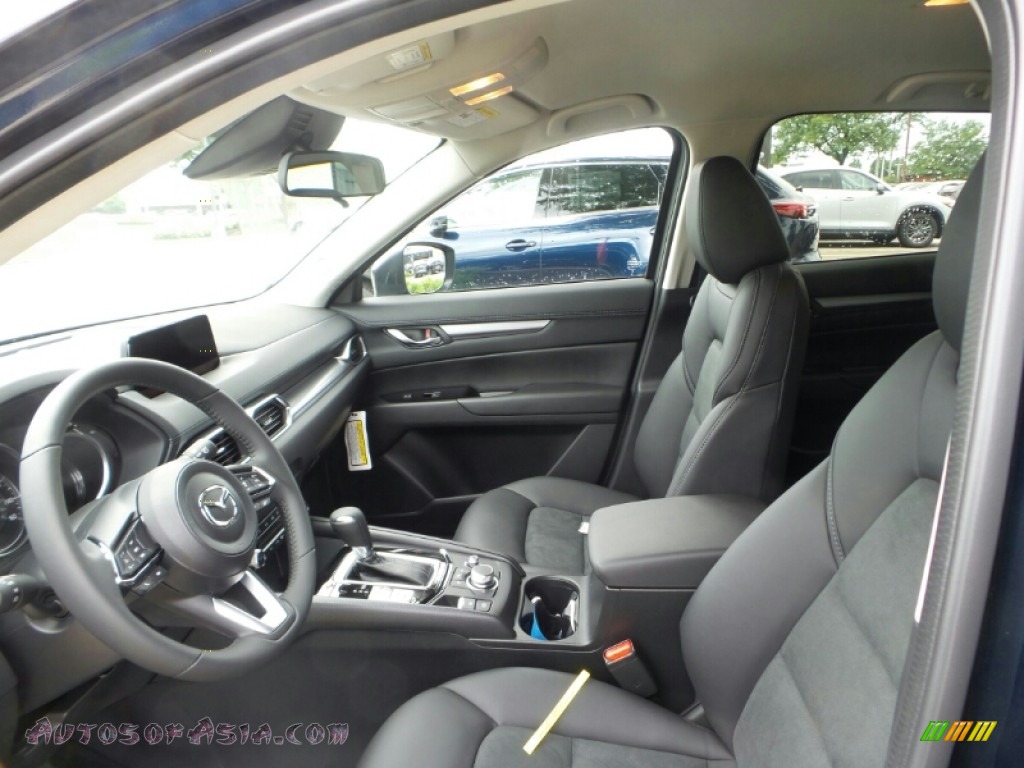 2020 CX-5 Touring AWD - Deep Crystal Blue Mica / Black photo #8