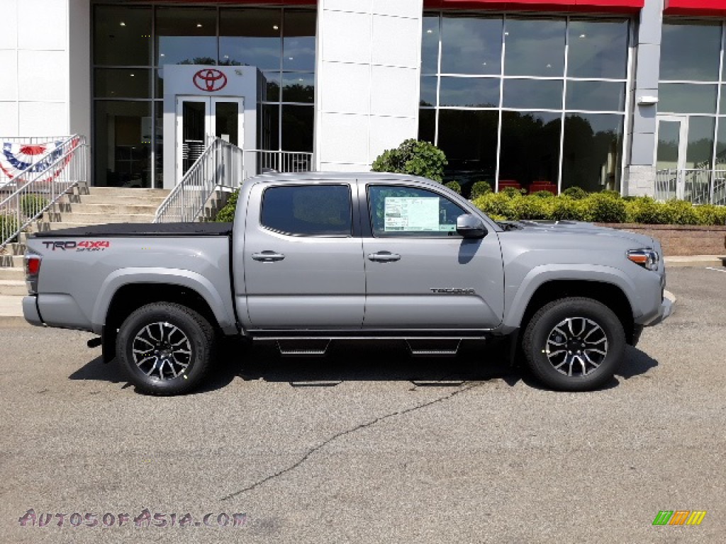 2020 Tacoma TRD Sport Double Cab 4x4 - Cement / TRD Cement/Black photo #35