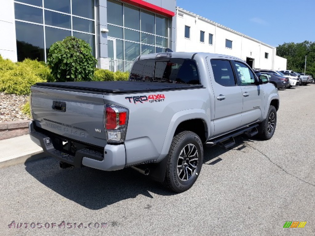 2020 Tacoma TRD Sport Double Cab 4x4 - Cement / TRD Cement/Black photo #36