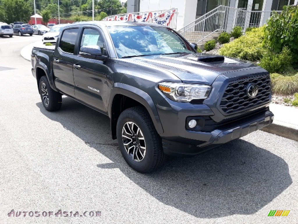 2020 Tacoma TRD Sport Double Cab 4x4 - Magnetic Gray Metallic / TRD Cement/Black photo #21