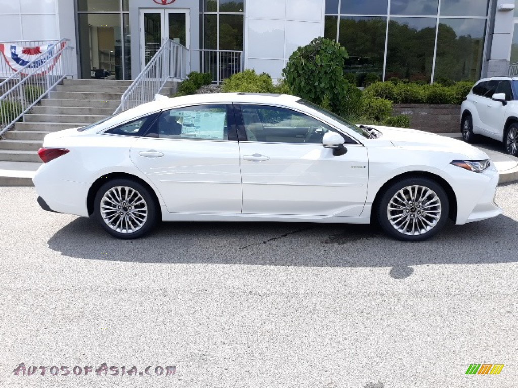 2020 Avalon Hybrid Limited - Wind Chill Pearl / Harvest Beige photo #28