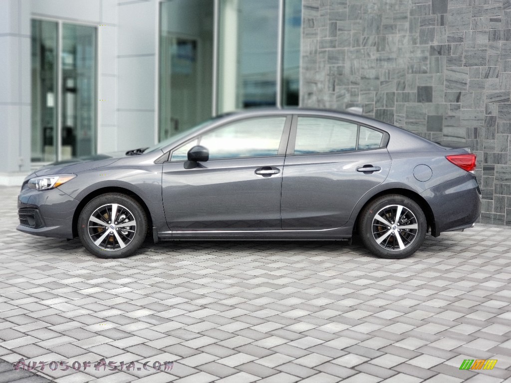2020 Impreza Premium Sedan - Magnetite Gray Metallic / Black photo #4
