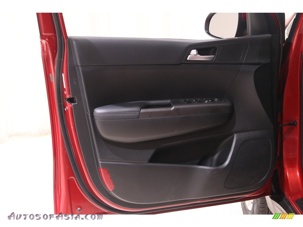 2018 Sportage LX AWD - Hyper Red / Black photo #4