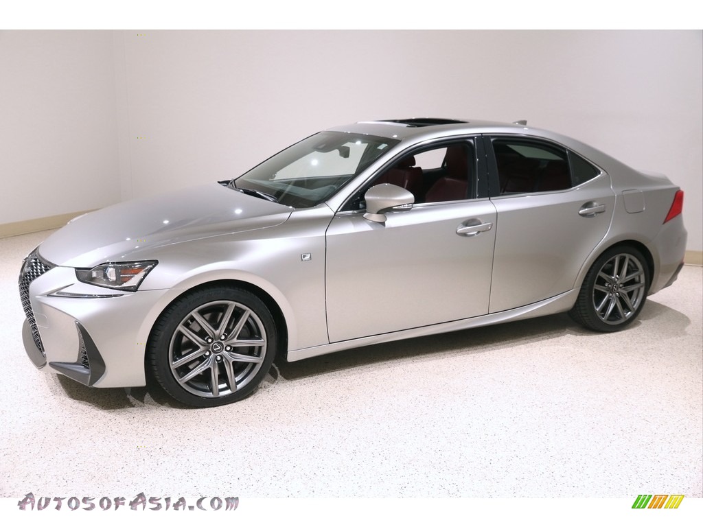 2017 IS 300 AWD F Sport - Atomic Silver / Rioja Red photo #3