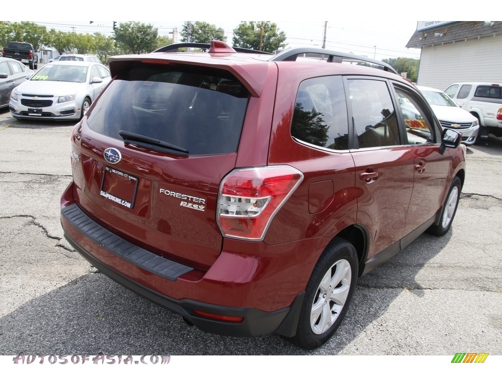 2016 Forester 2.5i Limited - Venetian Red Pearl / Gray photo #5