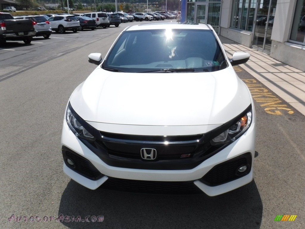 2018 Civic Si Coupe - White Orchid Pearl / Black photo #6