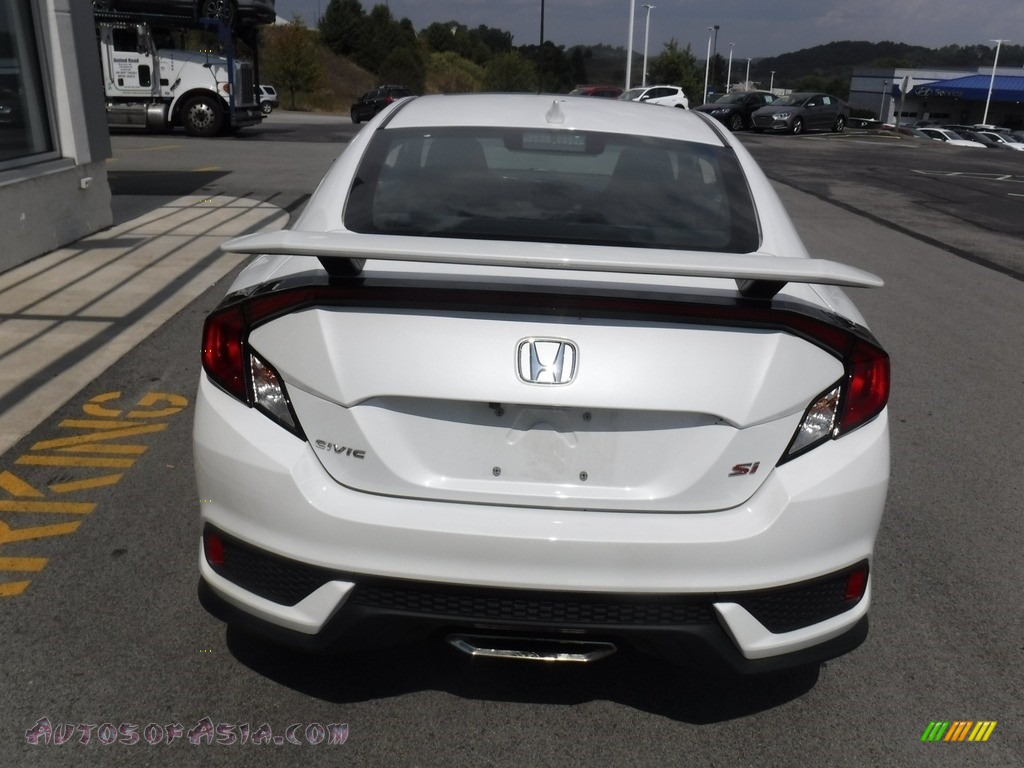 2018 Civic Si Coupe - White Orchid Pearl / Black photo #9