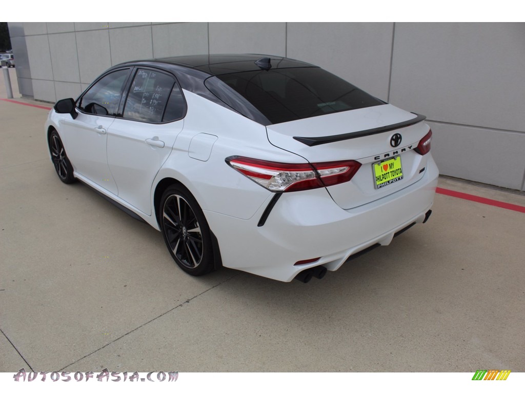 2020 Camry XSE - Super White / Cockpit Red photo #6