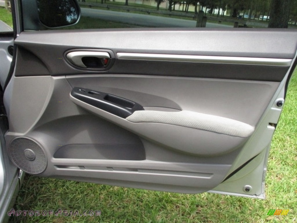 2011 Civic EX Sedan - Alabaster Silver Metallic / Gray photo #24