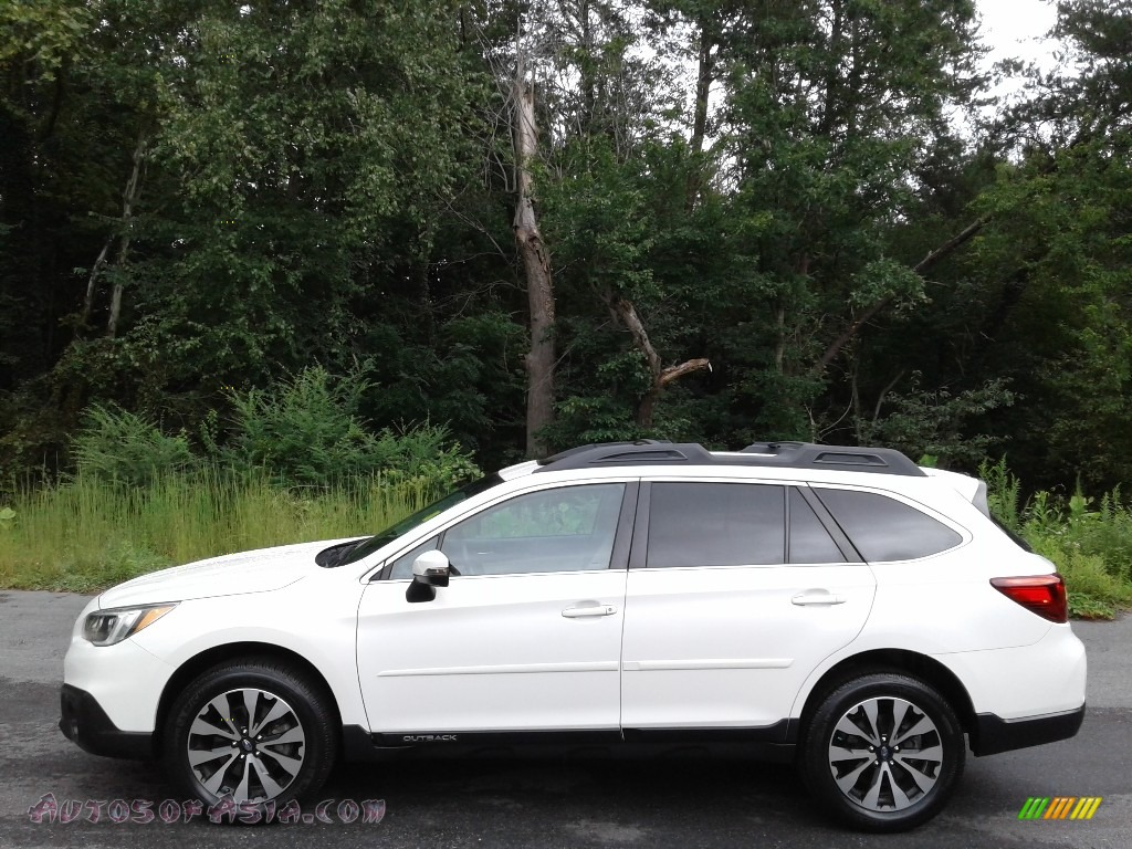 2017 Outback 2.5i Limited - Crystal White Pearl / Warm Ivory photo #1