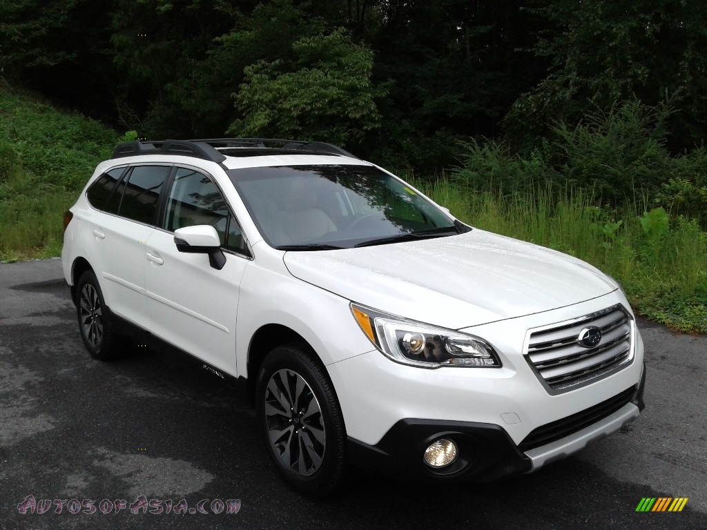 2017 Outback 2.5i Limited - Crystal White Pearl / Warm Ivory photo #5
