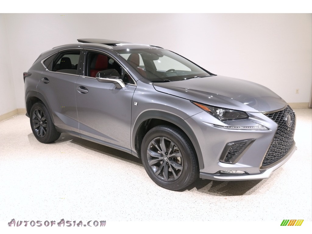 2020 NX 300 F Sport AWD - Nebula Gray Pearl / Circuit Red photo #1 2020 NX 300 F Sport AWD - Nebula Gray Pearl / Circuit Red photo #1