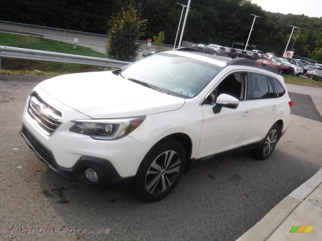2018 Outback 2.5i Limited - Crystal White Pearl / Black photo #12