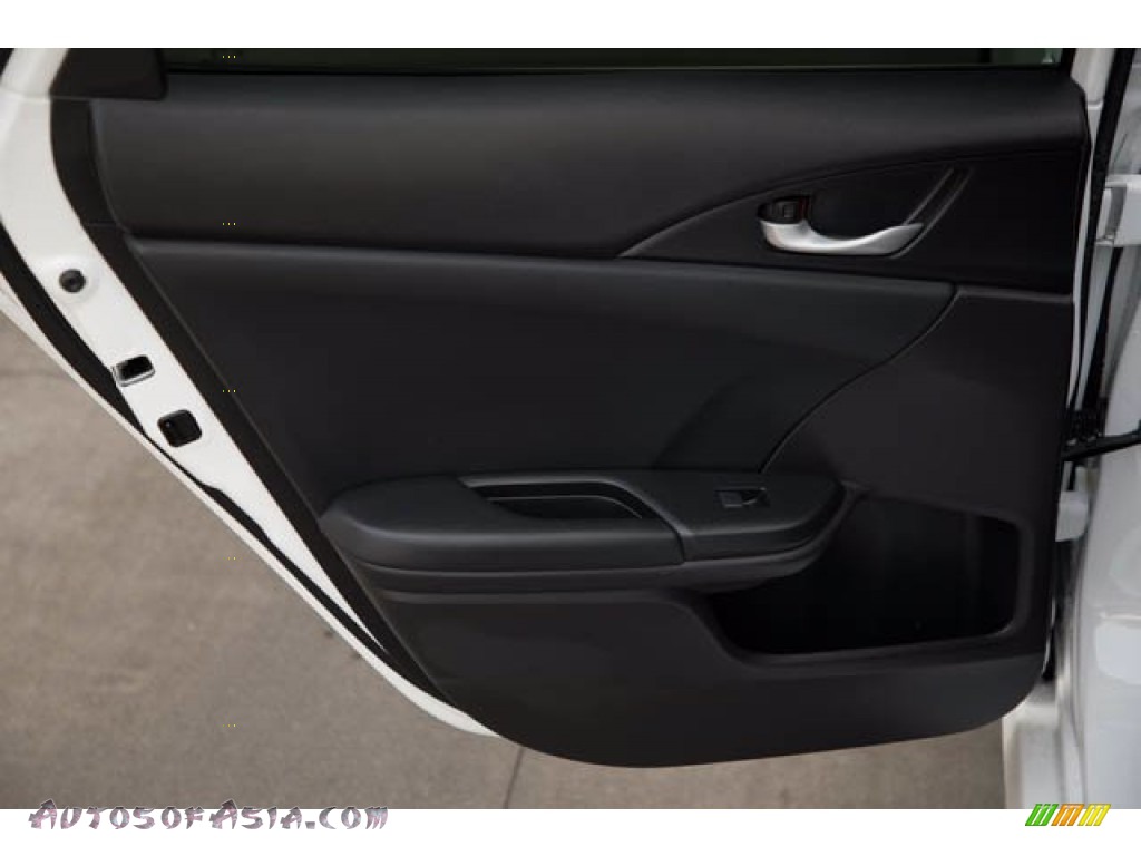 2019 Civic Sport Sedan - Platinum White Pearl / Black photo #30