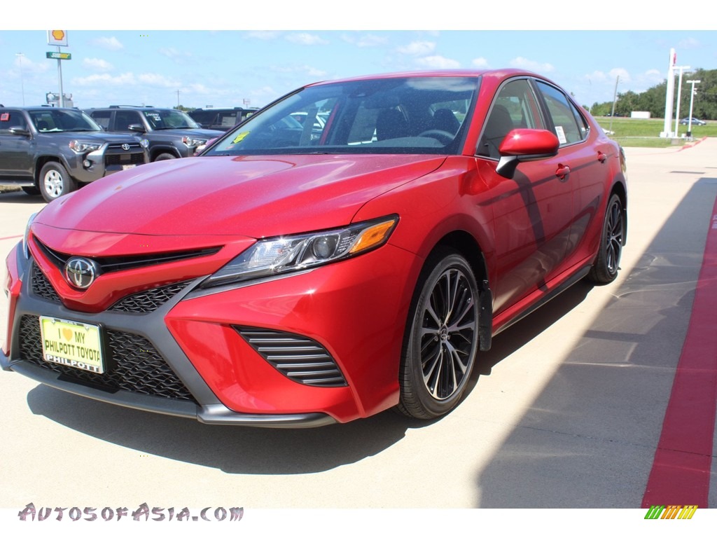 2020 Camry SE - Supersonic Red / Black photo #4