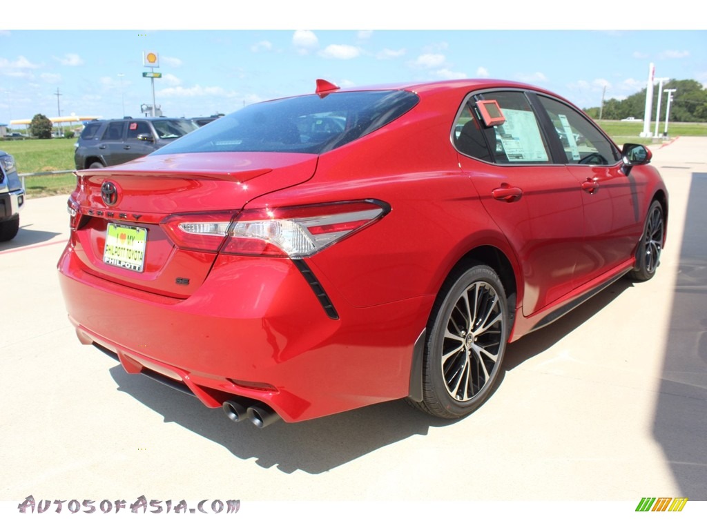 2020 Camry SE - Supersonic Red / Black photo #8