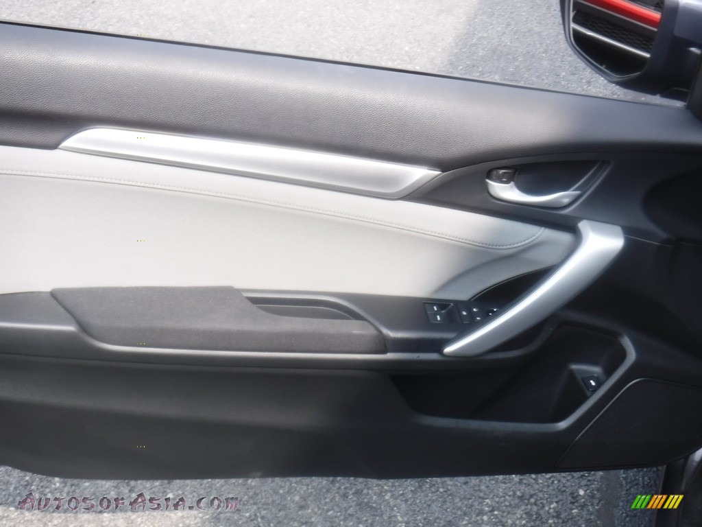 2017 Civic EX-T Coupe - Modern Steel Metallic / Black/Gray photo #13
