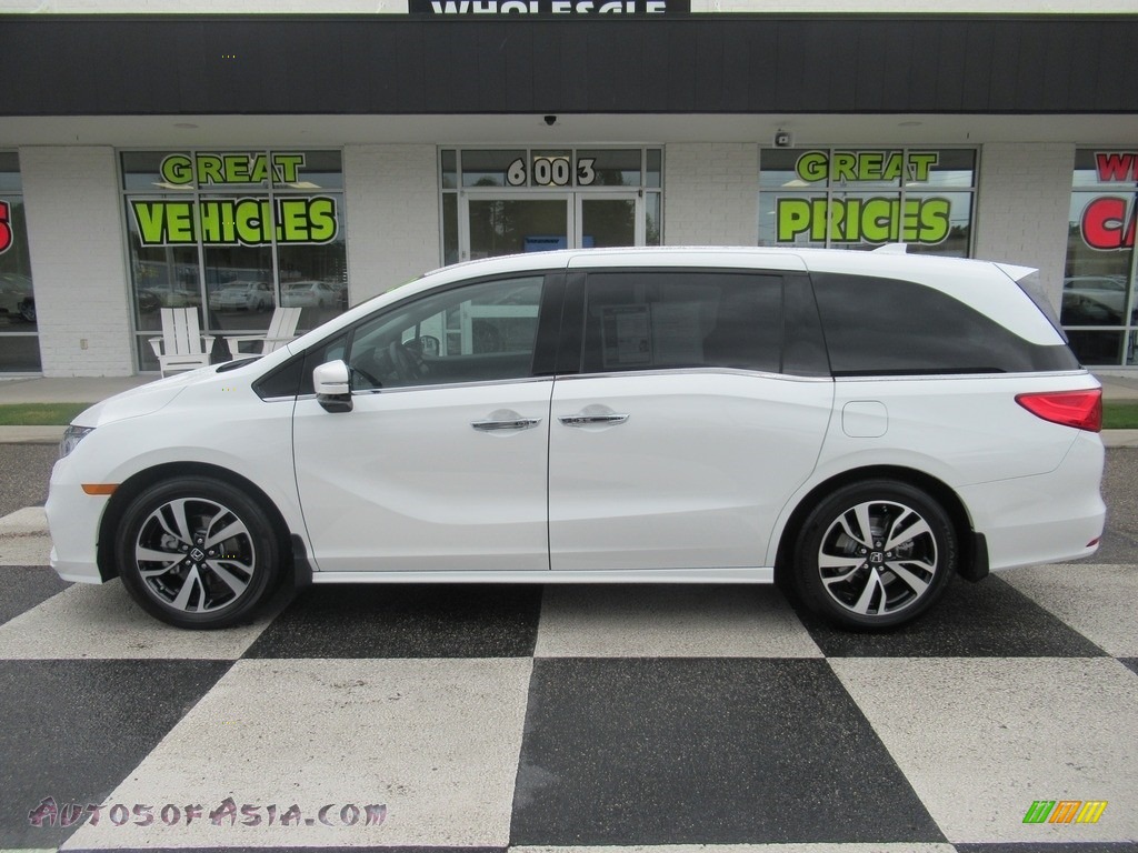 Platinum White Pearl / Gray Honda Odyssey Elite