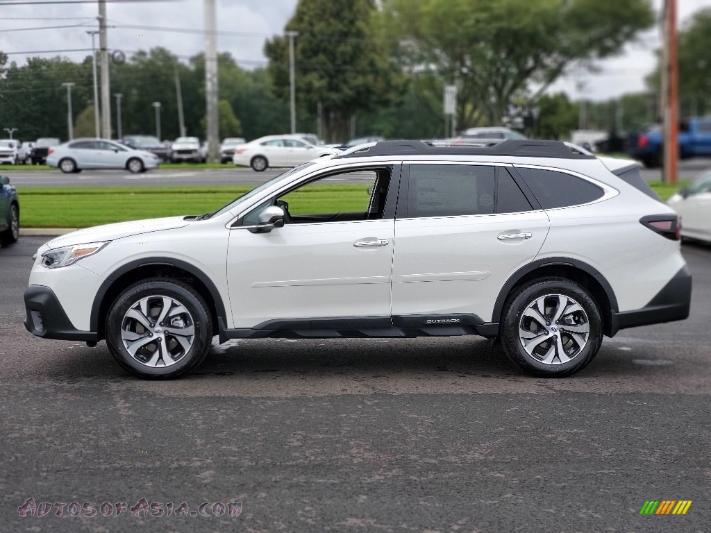2020 Outback Touring XT - Crystal White Pearl / Java Brown photo #4