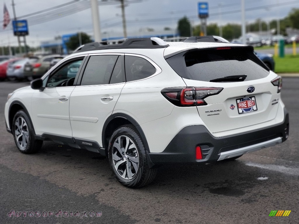 2020 Outback Touring XT - Crystal White Pearl / Java Brown photo #6
