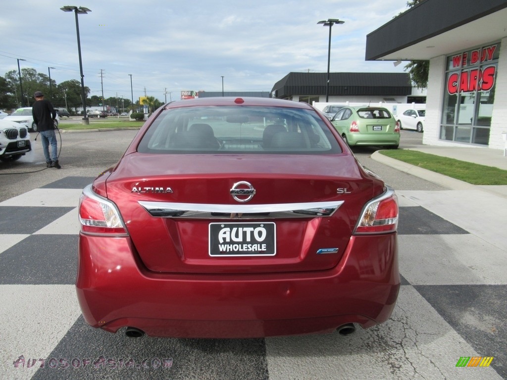 2014 Altima 2.5 SL - Cayenne Red / Charcoal photo #4