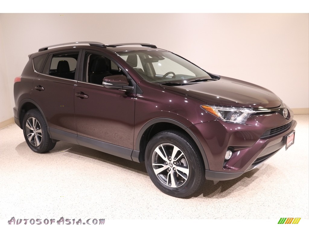 2018 RAV4 XLE AWD - Black / Black photo #1