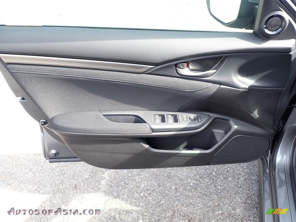 2021 Civic EX Hatchback - Polished Metal Metallic / Black photo #11