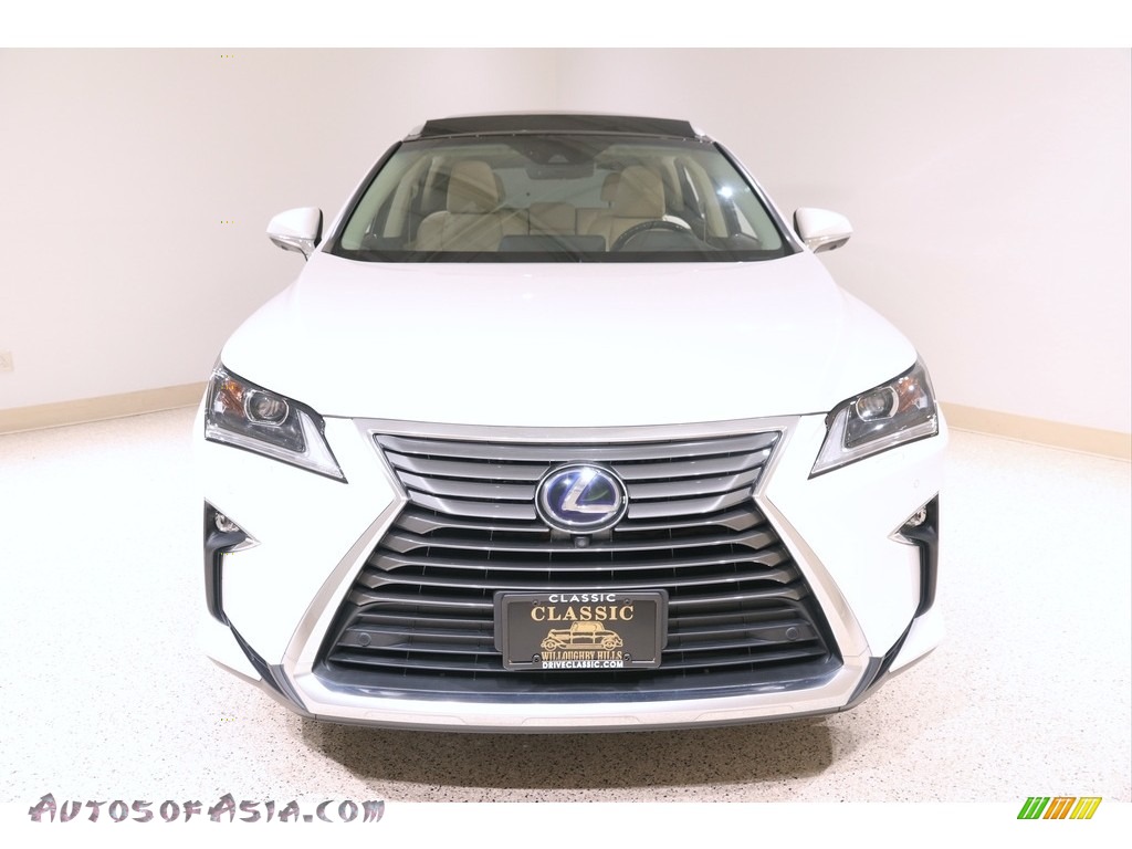 2017 RX 450h AWD - Eminent White Pearl / Parchment photo #2