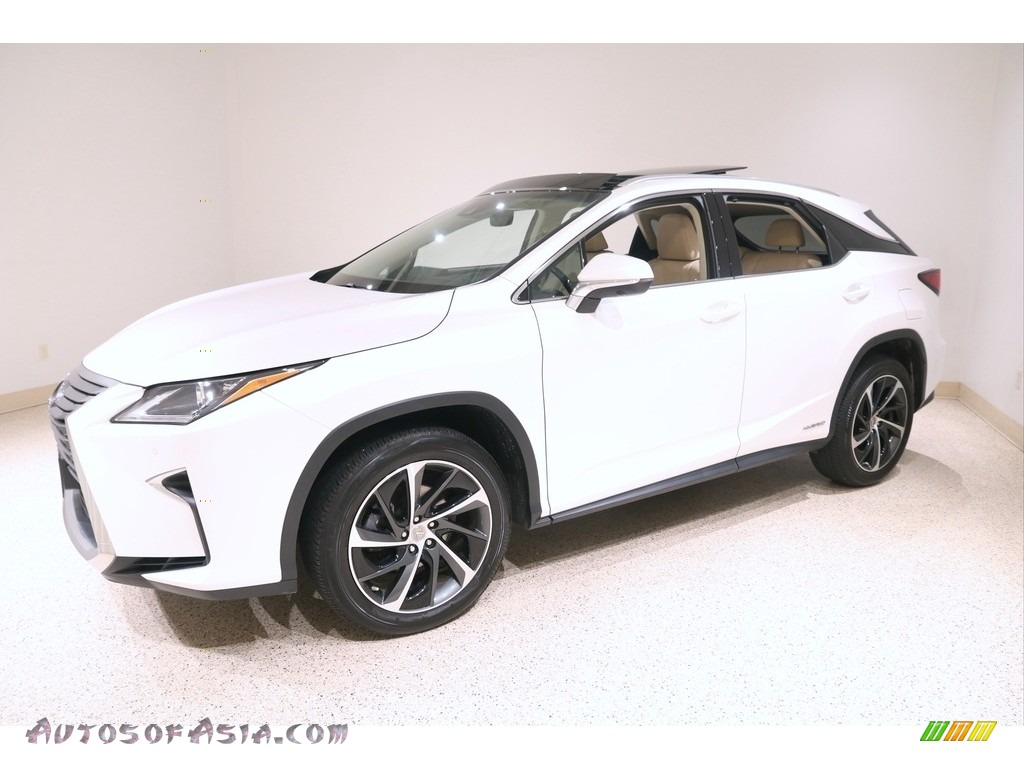 2017 RX 450h AWD - Eminent White Pearl / Parchment photo #3